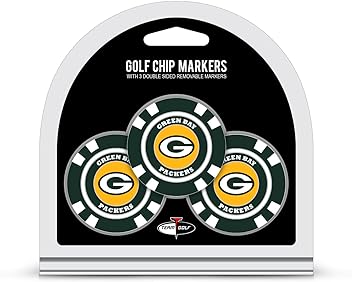 Team Golf NFL Poker Chip Size with Pop Out Smaller Double-Sided Enamel Markers