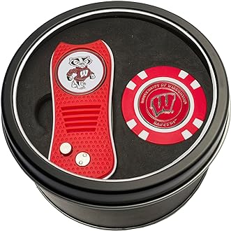 Team Golf NCAA Adult-Unisex Tin Gift Set With Switchfix Divot Tool and Golf Chip