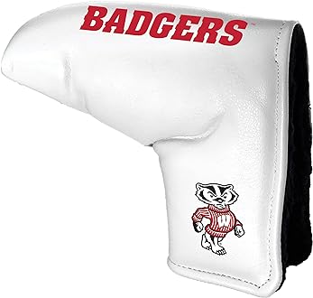 Team Golf NCAA Team Golf NCAA Tour Blade Putter Cover (White), Fits Most Blade Putters, Scotty Cameron, Taylormade, Odyssey, Titleist, Ping, Callaway