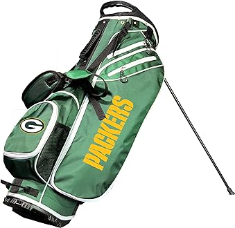 Team Golf NFL Team Golf NFL Birdie Stand Golf Bag, Lightweight, 14-Way Club Divider, Spring Action Stand, Insulated Cooler Pocket, Velcro Glove and Umbrella Holder & Padded Handles