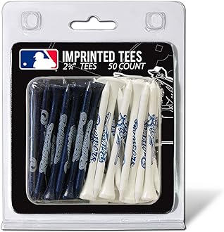 Team Golf MLB Mens Pack of 50 Golf Tees