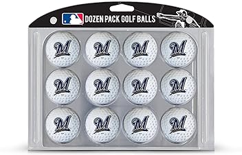 Team Golf MLB Dozen Regulation Size Golf Balls, 12 Pack, Full Color Durable Team Imprint